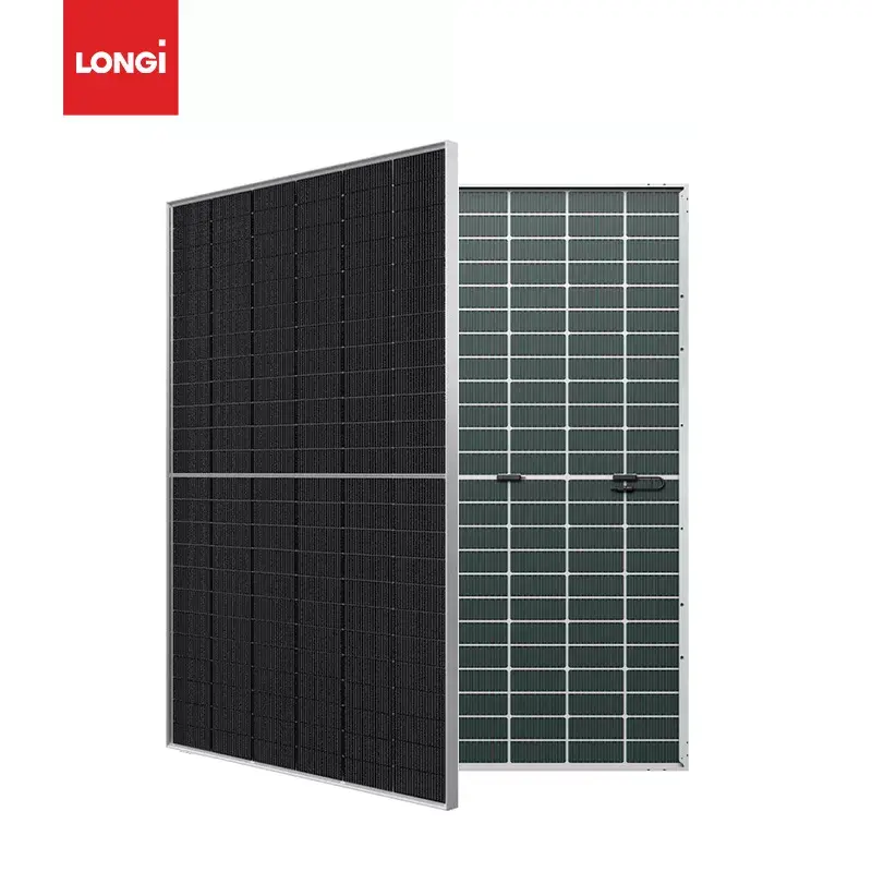 LONGi LR8-66HGD-610M 610W Bifacial Half-Cut Mono High-Efficiency Solar Panel