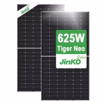 Jinko Tiger Neo N-Type Solar Panel Topcon 625W Bifacial Solar Panel (66HL4M-BDV) - 1 Panel