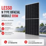Lesso 595W N Type Bifacial Solar Panel