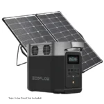 EcoFlow DELTA 2 Portable Solar Power Station with Expandable Capacity and Fast Charging for Home Backup Power, Camping & RVs